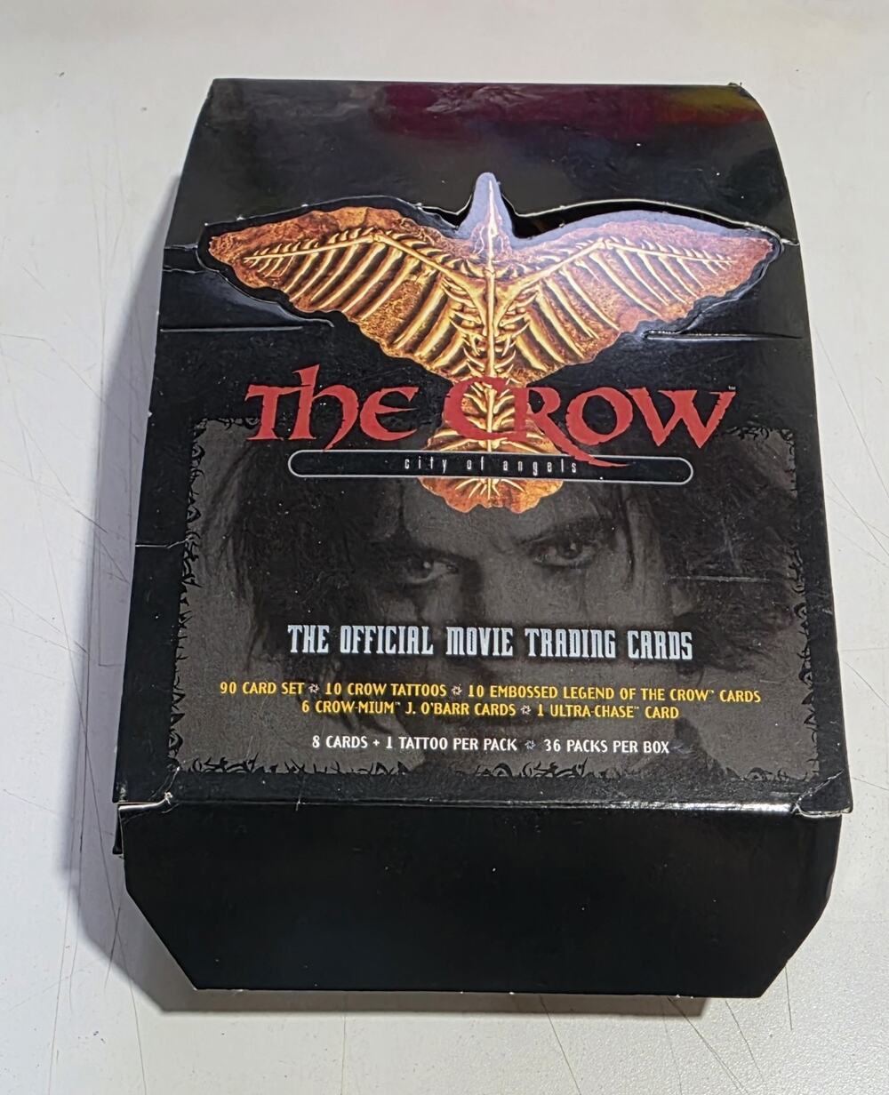Copied - 1996 THE CROW Official Movie Trading Cards - 6 Hits Tattoos